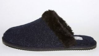 HomieGear Brand 2012   EM6100FF NAVY   Mens Mule Slipper NWT New With
