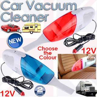 12V Portable HandHeld Mini Vacuum Cleaner Hoover Dust Buster For