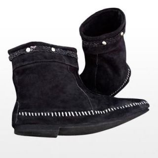 Black Suede, Viking Ankle Boots. Perfect For Re enactment, Stage