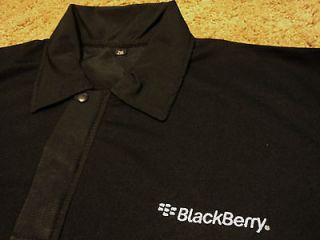 Blackberry Wireless Phone Polo Golf Shirt 2010 Smart Phone Sponsor