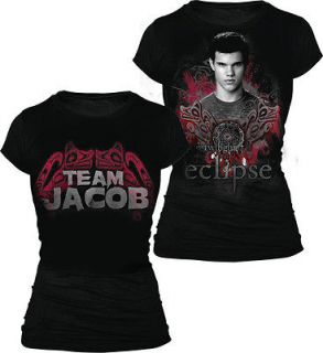 TWILIGHT   Eclipse Team Jacob & Tattoo T Shirt (S/M/L/XL/XXL) #