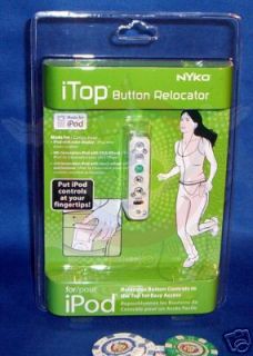 NEW Nyko iTop iPod Button Relocator Control Relocater
