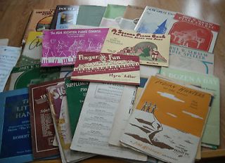 SHEET MUSIC / SONG BOOKS PIANO ORGAN CHILDREN GOSPEL   1913   1981