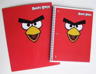 Angry Birds Red Bird Notebook & Folder Set School Supplies Back to