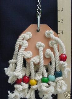 COTTON PATCH   13 OF ROPE WOW~A Bird Toy~ parrot toys