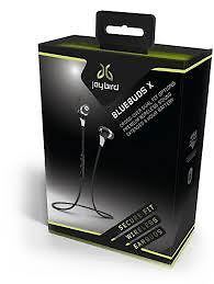 JAYBIRD BLUEBUDS X Bluetooth Stereo Headphones, NEW BBX1MB