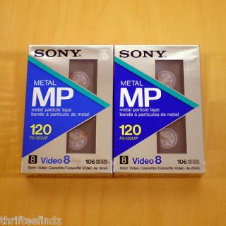 8mm Metal MP 120min Blank Camcorder Video Cassette Tape (P6 120MP
