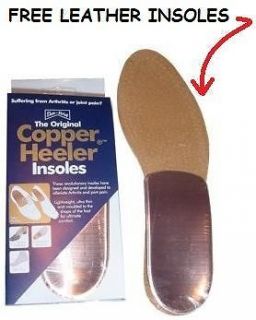 New Copper Heeler Half insole Shoe Boot Insole Arthritus Rheumatism