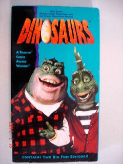 VHS WALT DISNEY Dinosaurs   V. 6 Jim Henson Power Erupts and A New