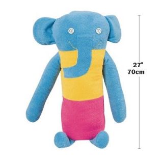 cute elephant body pillow plush toy comfort bedding cushion