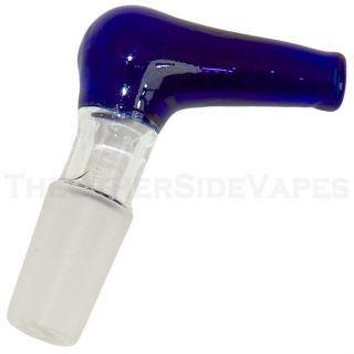 Ground Glass Water Pipe Adapter   Blue 14 mm   For Silver Surfer & Da