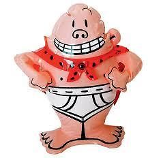 NEW CAPTAIN UNDERPANTS blowup inflatable 9 doll blow up Dav Pilkey