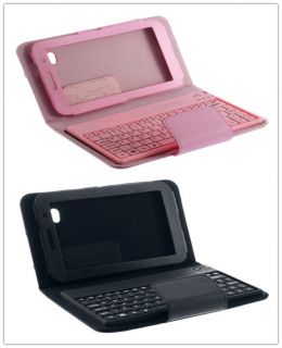 Wireless Bluetooth Keyboard +Leather Case Cover for Samsung Galaxy Tab