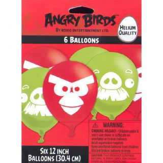 ANGRY BIRDS latex BALLOONS ~ Birthday Party Supplies ~ decorations