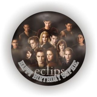 TWILIGHT ECLIPSE CAST ICING BIRTHDAY CAKE TOPPERS