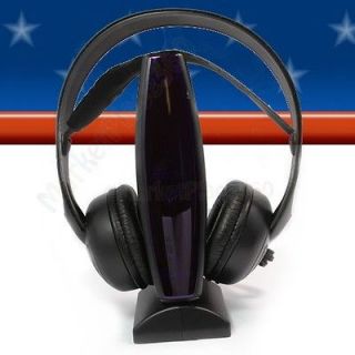 listed CORDLESS HEADSET WIRELESS HEADPHONE FM for  TV PC PHONE