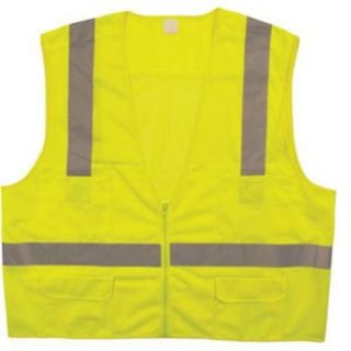 ANSI 2 Surveyor Safety Vest w/ Zipper / Reflective Stripes   ORANGE or
