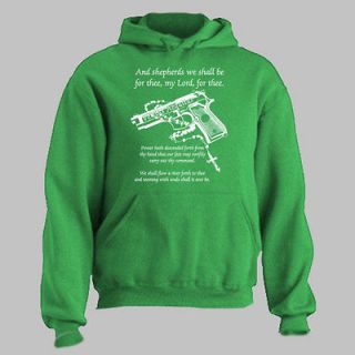 SAINTS ~ HOODIE Gun Rosary Prayer boon dock ALL SIZES AND COLORS