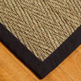 Four Seasons 9x12 Black 100% Natural Seagrass Rug Carpet NEW