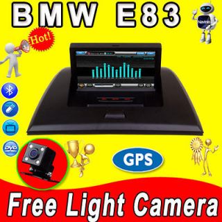 Free reverse camera BMW X3 E83 GPS In dash DVD Player Car GPS
