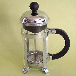 Bodum french press coffee maker 1 cup, glass, metal, plastic black