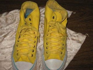 Vintage Rare Yellow Used PF Flyers Posture Foundation Shoes Size 10