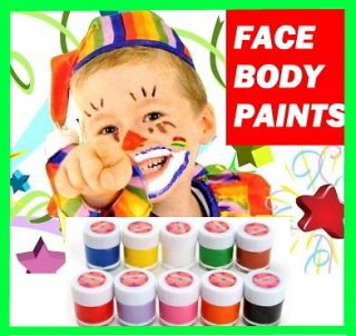 face body painting kit 5 types non toxic paint party makeup costume