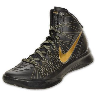 Nike Zoom Hyperdunk 2011 Elite Basketball Shoes Black/Metallic Gold