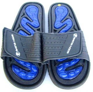 Body Glove Black & Blue Slip On Sandals Size 12   13