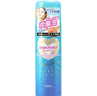 SANA Japan Hadanomy Aqua Placenta Carbonate Bubble Massage Cleanser
