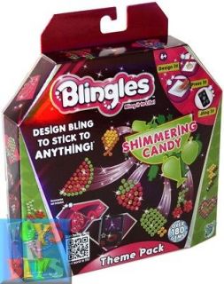 Blingles Theme Pack SHIMMERING CANDY Girls Kids Craft Kit