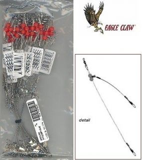 24) Bottom Rigs Eagle Claw Single Drop Wire Rig #06050