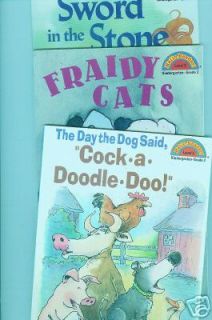 Day Dog Said, Cock a Doodle Do + Fraidy Cats + 1 reader SALE