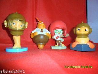 LOT of 4 Disney CHICKEN LITTLE Fast Food Premium TOYS Various CUTE