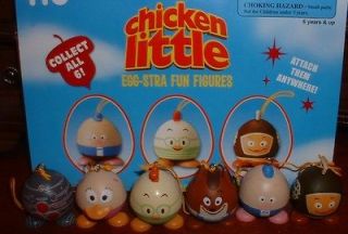Disney Chicken Little Figure Set fun Egg Shaped Figures