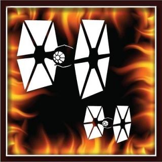 TIE FIGHTERS STAR WARS airbrush stencil template motorcycle paint