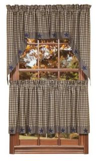 blue cafe curtains in Curtains, Drapes & Valances