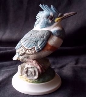 BOEHM Porcelain HP Fledgling Kingfisher Bird Figurine # 449 Z
