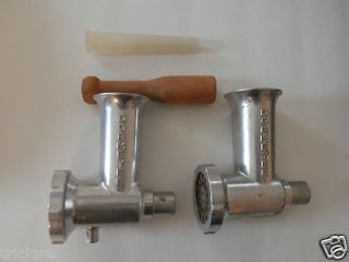 Vintage cast iron meat grinder Dormeyer set