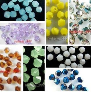 500 Glass Crystal Jewelry Diy Finding Bicone Beads 4mm Jade And AB (3