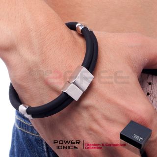 New Plus Health Titanium Power Ionics 3000ion Magnetic Double Bracelet