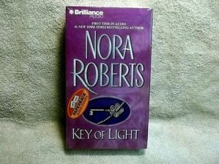 KEY OF LIGHT by NORA ROBERTS   ABRIDGED ON TAPE SEALED NEW