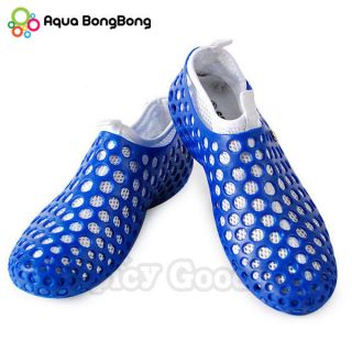 Aqua Bong Bong] NEW Sports Light Aqua Water Jelly Shoes for Men (A