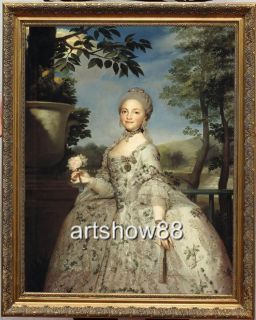 Old Master Art Antique Oil Painting female art Portrait Small