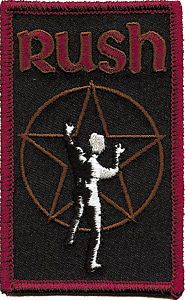 Rush Starman Logo Music Band Embroidered Iron On Badge Applique Patch