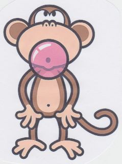 BOBBY JACK BUBBLE WALL SAFE STICKER BORDER CHARACTER CUT OUTS