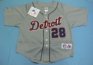 Detroit Tigers #28 Majestic Prince Fielder Road Jersey(Avail Size  M