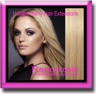 16, 20, 24 HUMAN REMY HAIR EXTENSIONS WEFT/WEAVE IN MIXED BLONDES