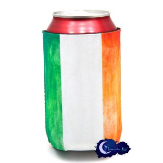 IRISH FLAG St. Patrick   Can & Bottle drink KOOZIE