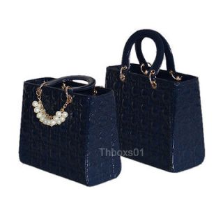 Rare Women’s Ladies Pearl Design Clutch Handbag Bag Totes Purse